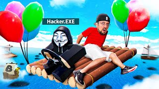 Roblox Hacker in Build a Boat for Treasure helps me Win & Lose!