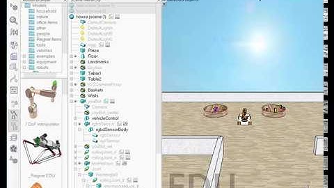 V-REP: description of the interface