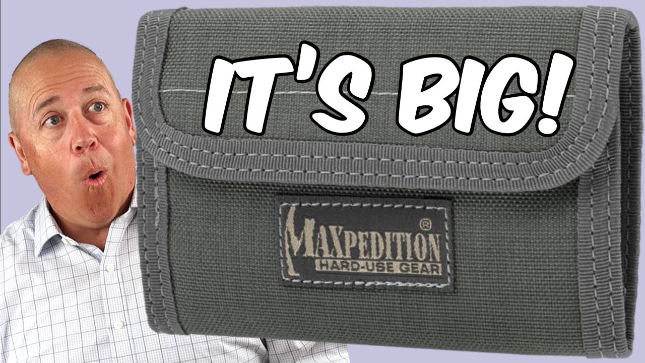 It's a MONSTER! Maxpedition Spartan Wallet REVIEW