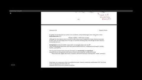 Chemistry 130: Chapter Four, Part One