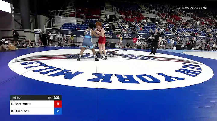 195 Lbs Round Of 64 - Drake Garrison, Virginia Vs ...