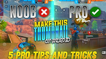 Make Thumbnail for Tips and Tricks of Free Fire || ps touch tutorial ||