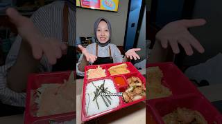 NASI BENTO SEBANYAK INI HARGA 20 RIBUAN AJA‼️ #idejualan #streetfood #kuliner #shorts