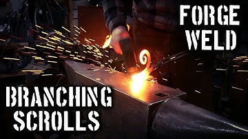 Forge Welding Branching Scrolls