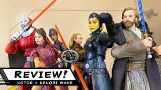Hasbro BASTILA SHAN, Darth Malgus vs Obi-Wan KENOBI Speed REVIEW! | Star Wars Black Series