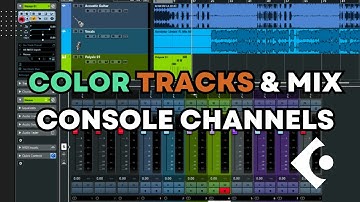 Cubase Tutorial - How to Change Track & Mix Console Channel Colors