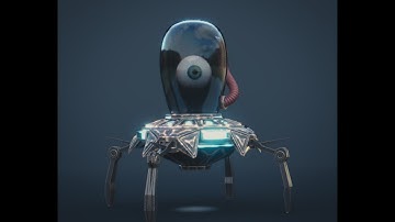 Robot SpeedModelling - [ Full Timelapse in Blender ]