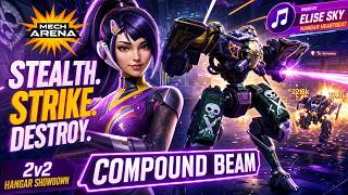 Eclipse Stealth Strike | Compound Beam 2v2 #MechArena #HangarShowdown #Eclipse #Beam #EliseSky