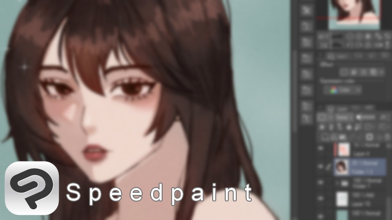 Drawing in Kooleen's artstyle Clip studio Speedpaint YouTube