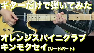 【エレキTAB譜】オレンジスパイニクラブ / キンモクセイ(リードパート)【ギターだけで弾いてみたフル】SG tab sound rec 鈴木悠介 すーさん ギタリスト ギター SMP