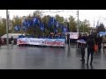 Manifestación del primero de mayo en Ulyanovsk