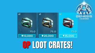 Opening Alpha, Beta, Gamma Loot Crates! 💎 Are They REALLY OVERPOWERED? | ARK: Genesis