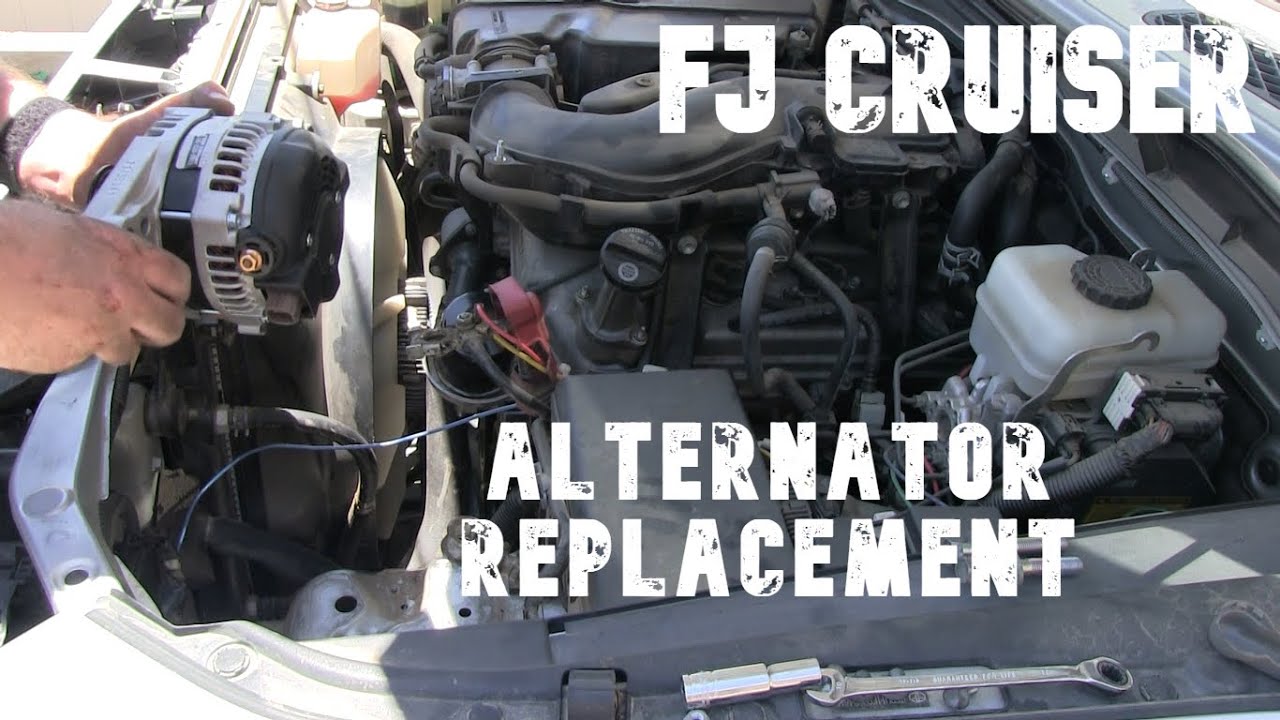 Toyota Fj Cruiser Alternator Replacement And Diagnosis 2007