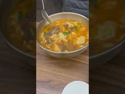 뜨끈한 칼만두국과 얼큰수제비#shorts