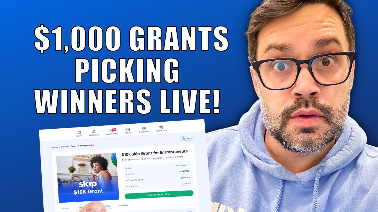 Picking 1k Grant Winners (& Announcing More 2024 Grants!) YouTube