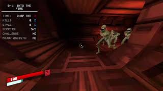 ULTRAKILL weaponless% 0-1 19:643