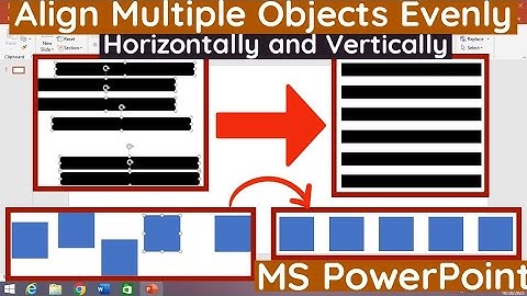 How to Align Multiple Objects in MS PowerPoint | How to Align Shapes in PowerPoint | MS PowerPoint