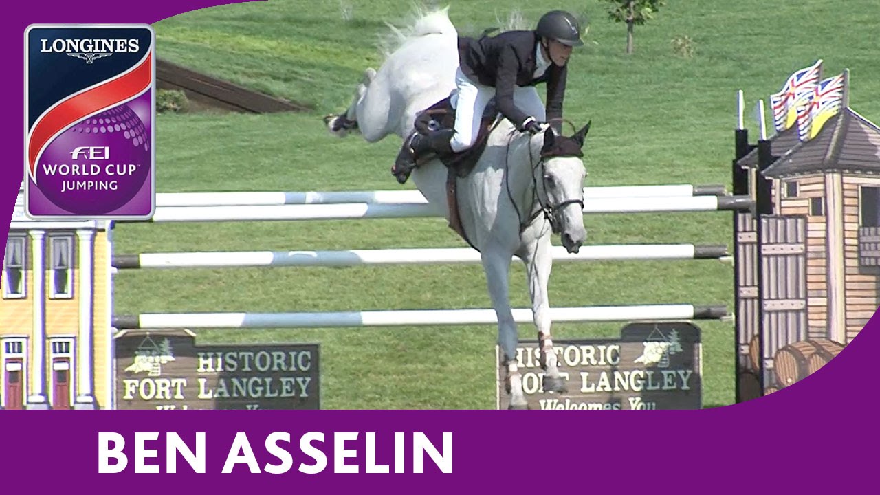 Ben Asselin - Podium Round Jump Off - Langley - Longines FEI World Cup™ Jumping