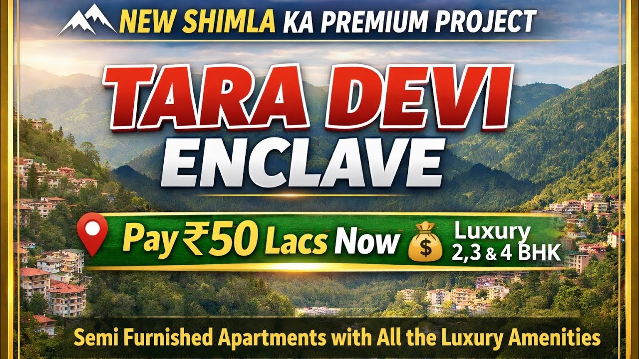 Hill View Luxury Apartments in Shimla 🌄 | Limited Units | Big Opportunity!!