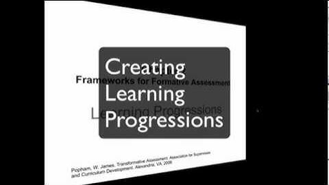 Creating Learning Progressions
