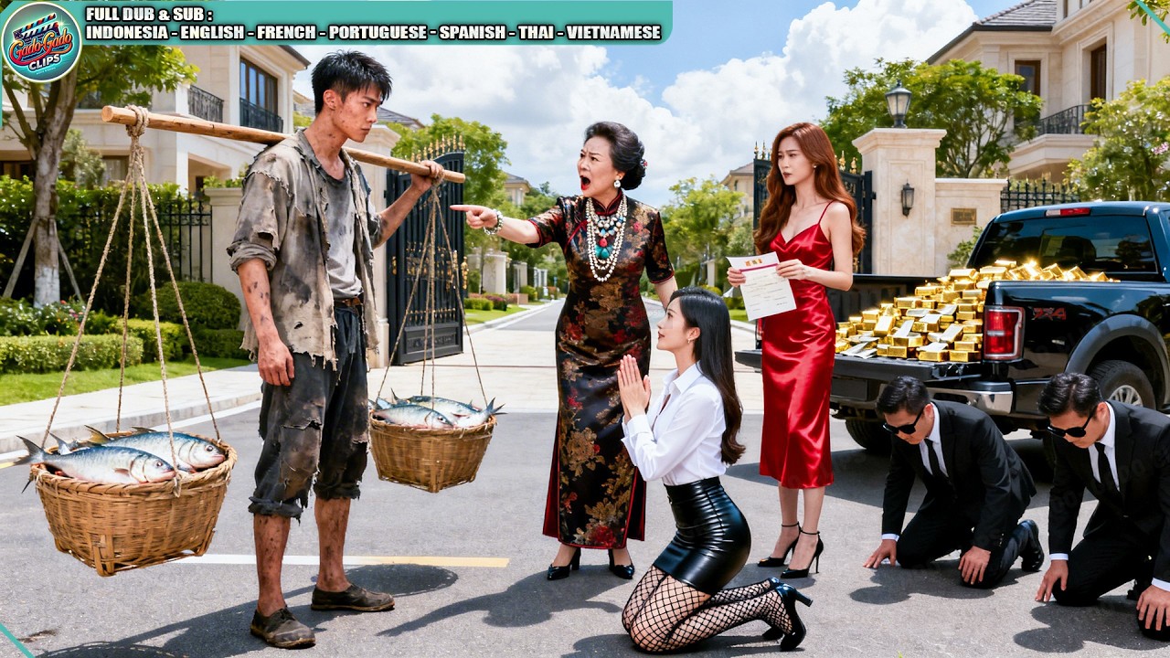 Penjual Ikan Bau Dihina Dan Diusir Mertua, Ternyata Dewa Perang Tertinggi Kini Mereka Menempel