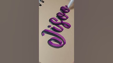 "Jisoo" by Lettering with LAB #shorts