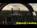DCS: Kola - Highway Landing in a Hornet