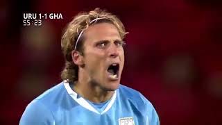 غانا واوروجواي 1-1 (2-4 ) ضربات الترجيح - كاس العالم 2010