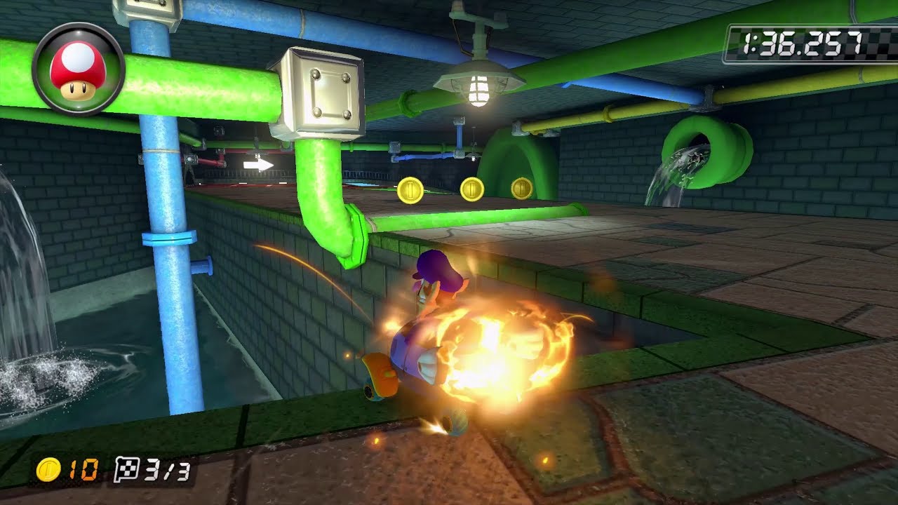 3DS Piranha Plant Slide [150cc] 158.997 NDC Pii (Mario Kart 8