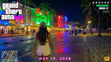 Grand Theft Auto VI Gameplay 2026 | GTA 6 Trailer 3 AI 4K Real-Time