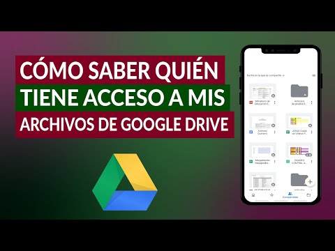 Video: ¿Cómo puedo ver quién tiene acceso a mi Google Drive?