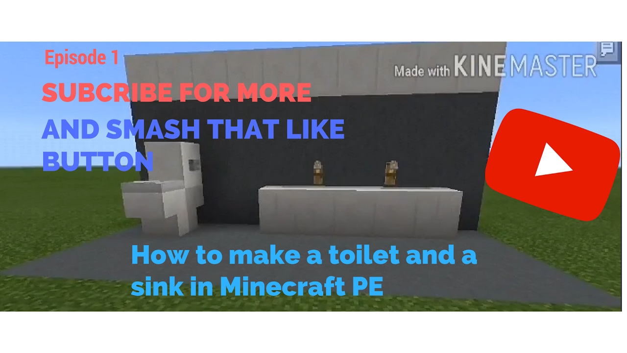 How To Make A Toilet In Minecraft Pe
