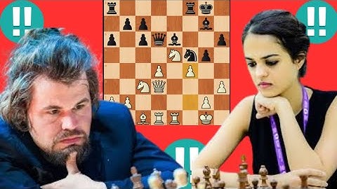 Super Hero Magnus carlsen vs Tania sachdev 13