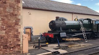 6695 “Taffy Tank” and 7828 “Odney Manor” At Minehead WSR (With the return of 7812)