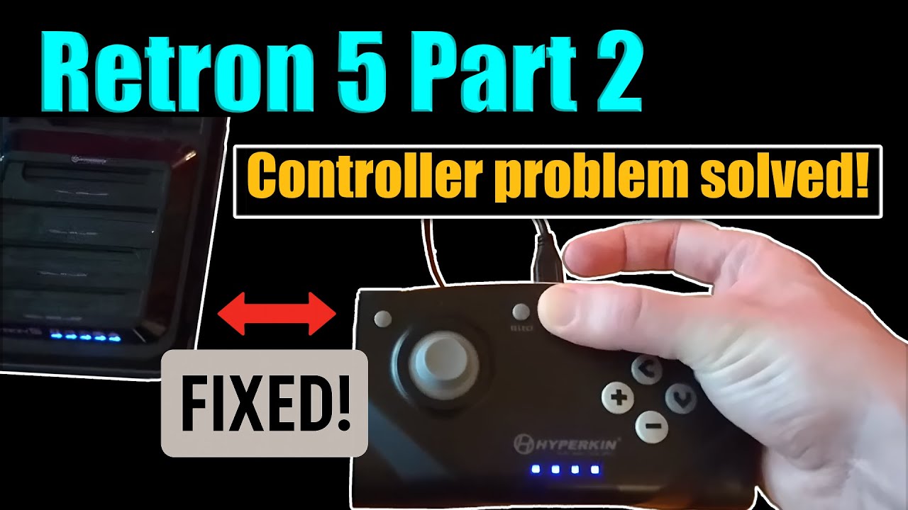 Retron 5 - Part 2, pairing controller issue. Solution in the video.