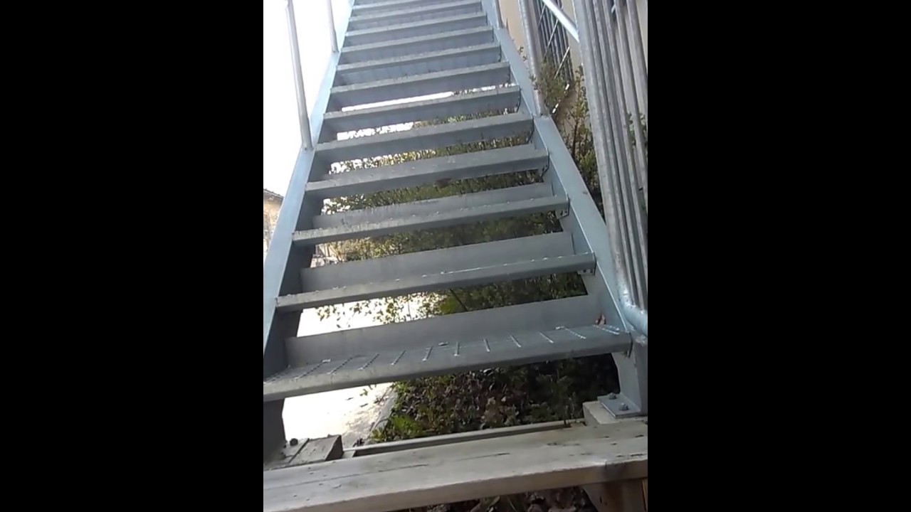 Como replantear una escalera de hierro