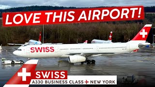 A Plane Spotter's Dream! · SWISS BUSINESS CLASS 🇨🇭 Zurich ✈ "New York" 🇺🇸 ALL Class!