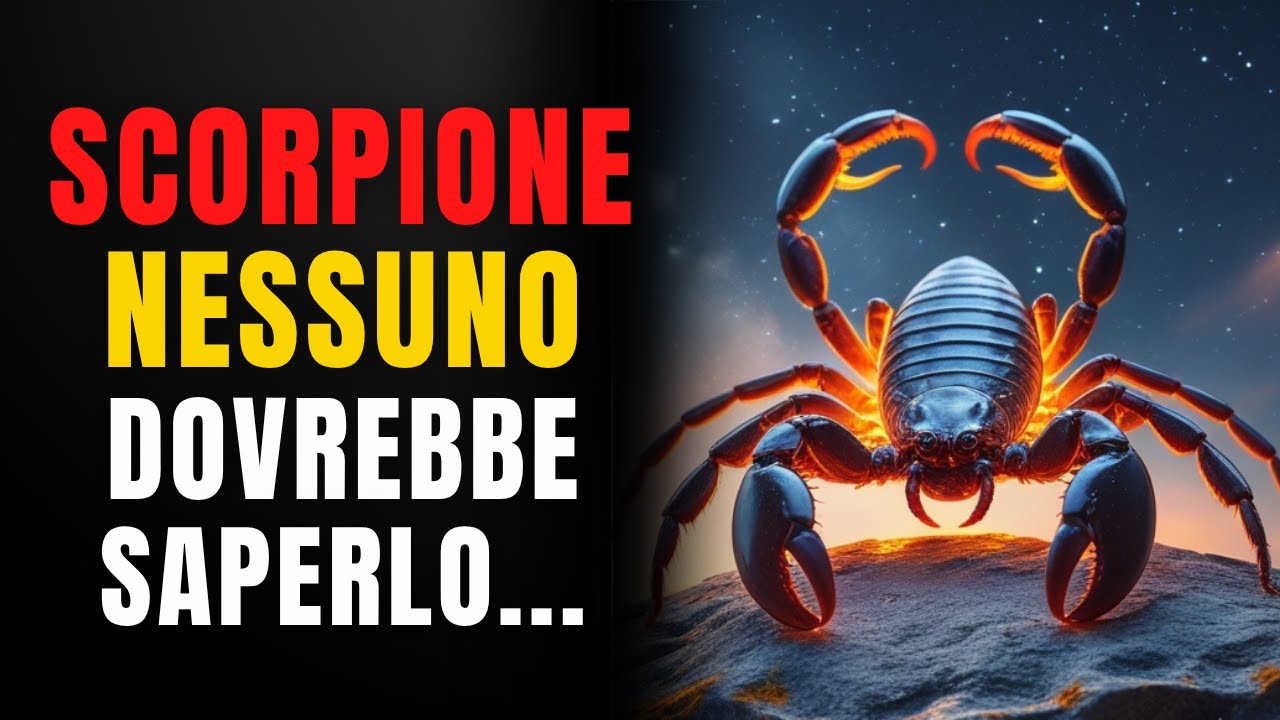♏ IL SEGRETO PROIBITO dietro il SEGNO di SCORPIONE (NESSUNO ha il CORAGGIO di DIRLO)