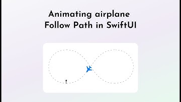 Animating airplane to Follow Path in SwiftUI