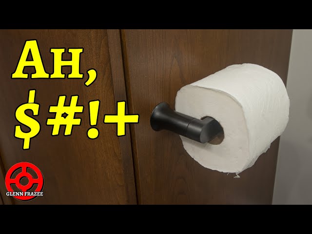 How to Install a Toilet Paper Holder in a Bathroom - Dengarden