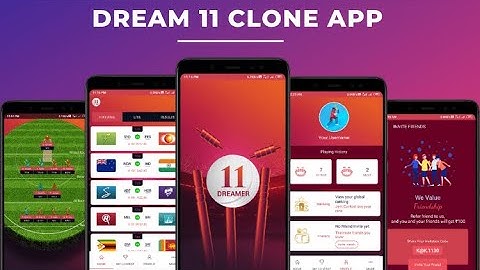 How to make Fantasy Cricket App like  Dream11 Free Source Code