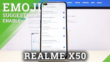 How to Activate Emoji Suggestions in REALME X50 5G – Keyboard Settings