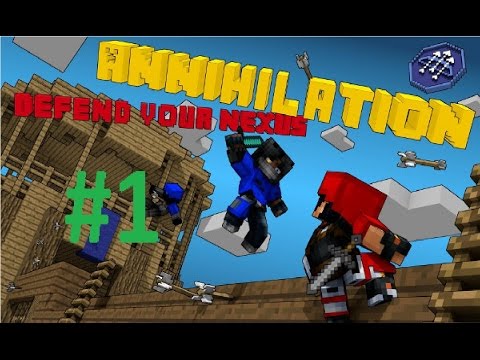 Minecraft | Cristalix | MiniGames | Annihilation #1(СМОТРЕТЬ ВСЕМ ILEACOOOL НАГИБАЕТ!)