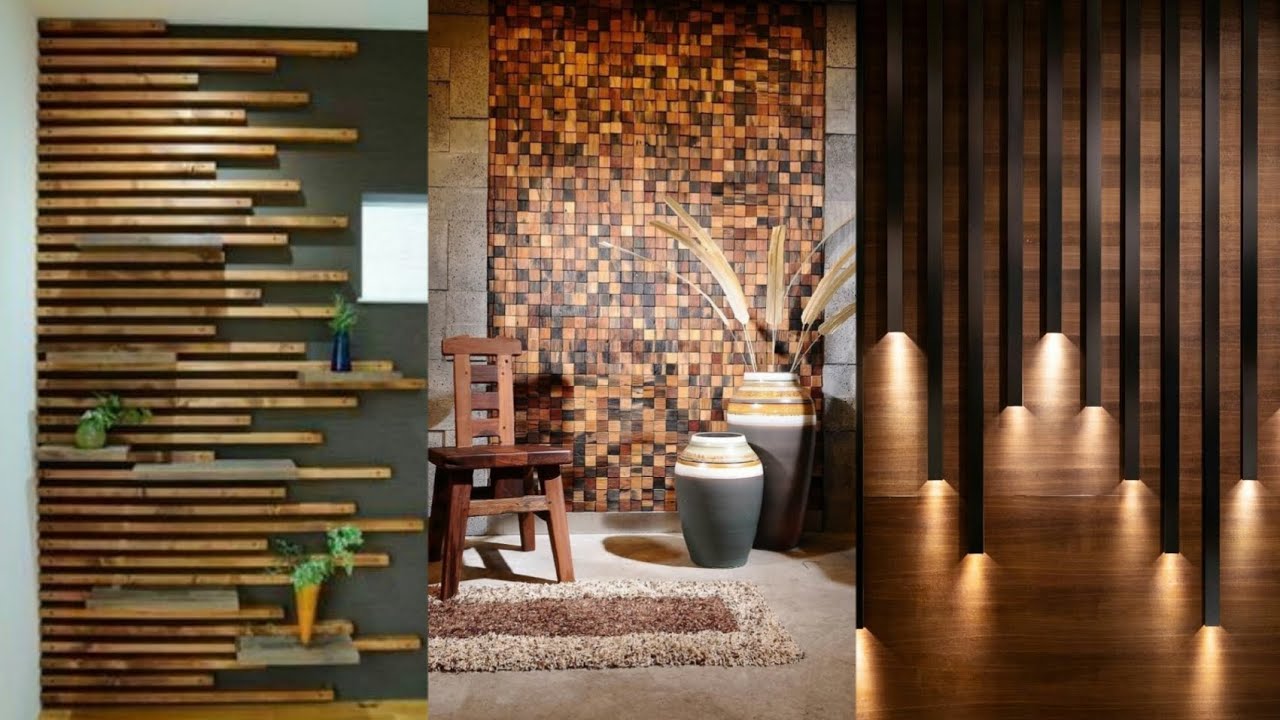 100 Wooden wall decorating ideas for living room interior wall design ...