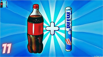 Drop And Explode: Soda Geyser - Coca cola and mint | Walkthrough  Part 11 | Android And iOS Gameplay