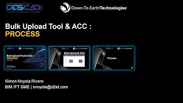 Bulk Upload Tool for Autodesk Docs