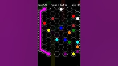 How To Solve Flow Free Hexes 10x10 Mania Level 138 Board Walk Through Solution Walkthrough