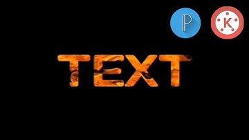 How to make a fire text intro(kinemaster tutorial)