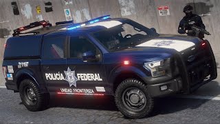 GTA 5 POLICIA | FEDERAL UNIDAD FRONTERIZA - MURO TRUMP  | TheAxelGamer screenshot 2