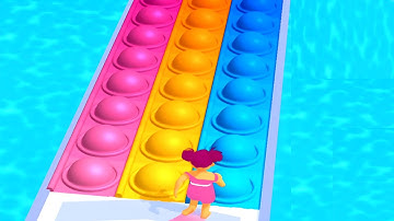 Pop It Run Satisfying Game - Gameplay Walkthrough - Episode 13 - All Levels - Tutorial, pop bubbles